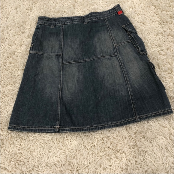 Esprit Distressed Denim / jeans Skirt - Picture 2 of 3